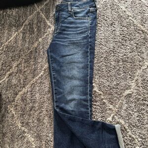 American Eagle Outfitters Dark Blue Jegging Crop Size 10 Long